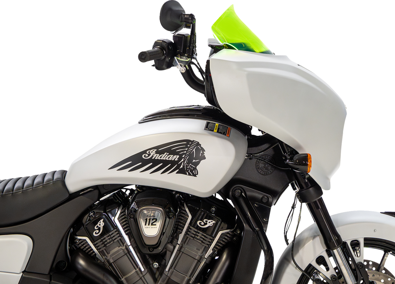 KLOCK WERKS Windshield - 9" - Green Ice - Chieftain PowerPlus/Roadmaster PowerPlus KWW-04-0649