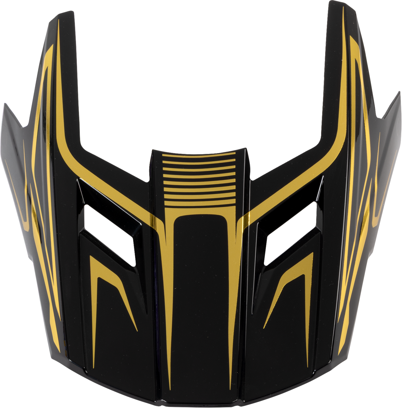 Z1R Dirt Maxx Visor Kit - Monogram Black/Gold for L-2XL Helmets - Part 0132-1943
