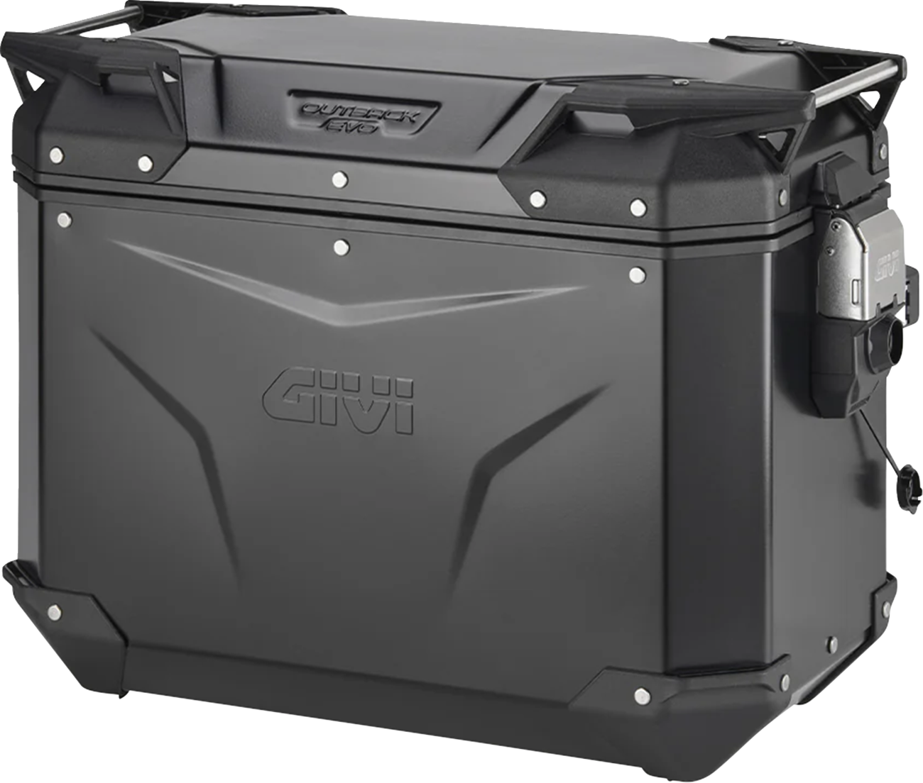 GIVI Outback Evo Side Case - Left - 44 Liter - Black (Part Number OBKEV44BL)