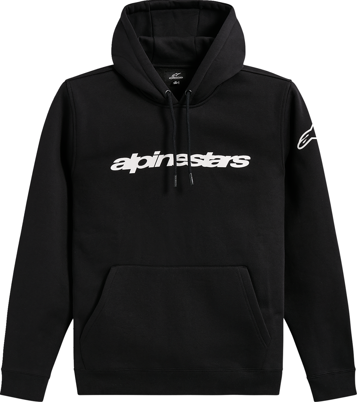 ALPINESTARS Race Wordmark Pullover Hoodie - Black/White - Medium 1236-52814-1020M