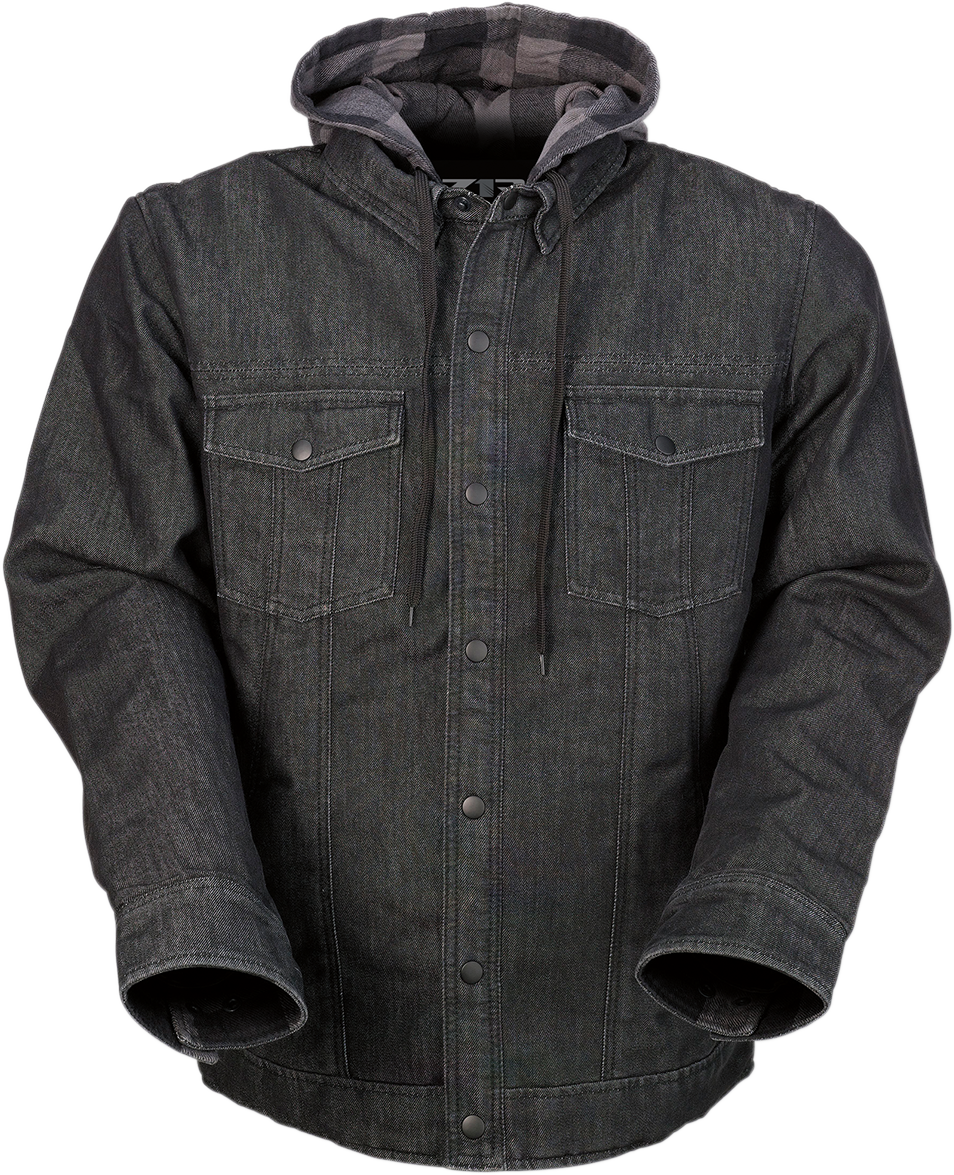 Z1R Timber Denim Shirt - Black/Gray - 4XL 2840-0080