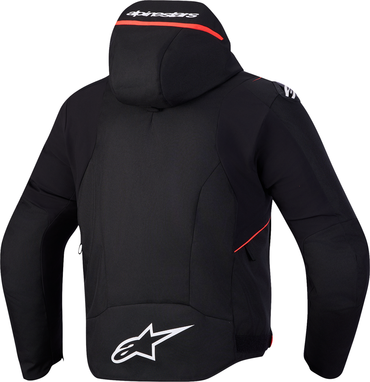 ALPINESTARS Zaca V2 Waterproof Jacket - Black/Red Fluo - 3XL 3201127-1030-3XL