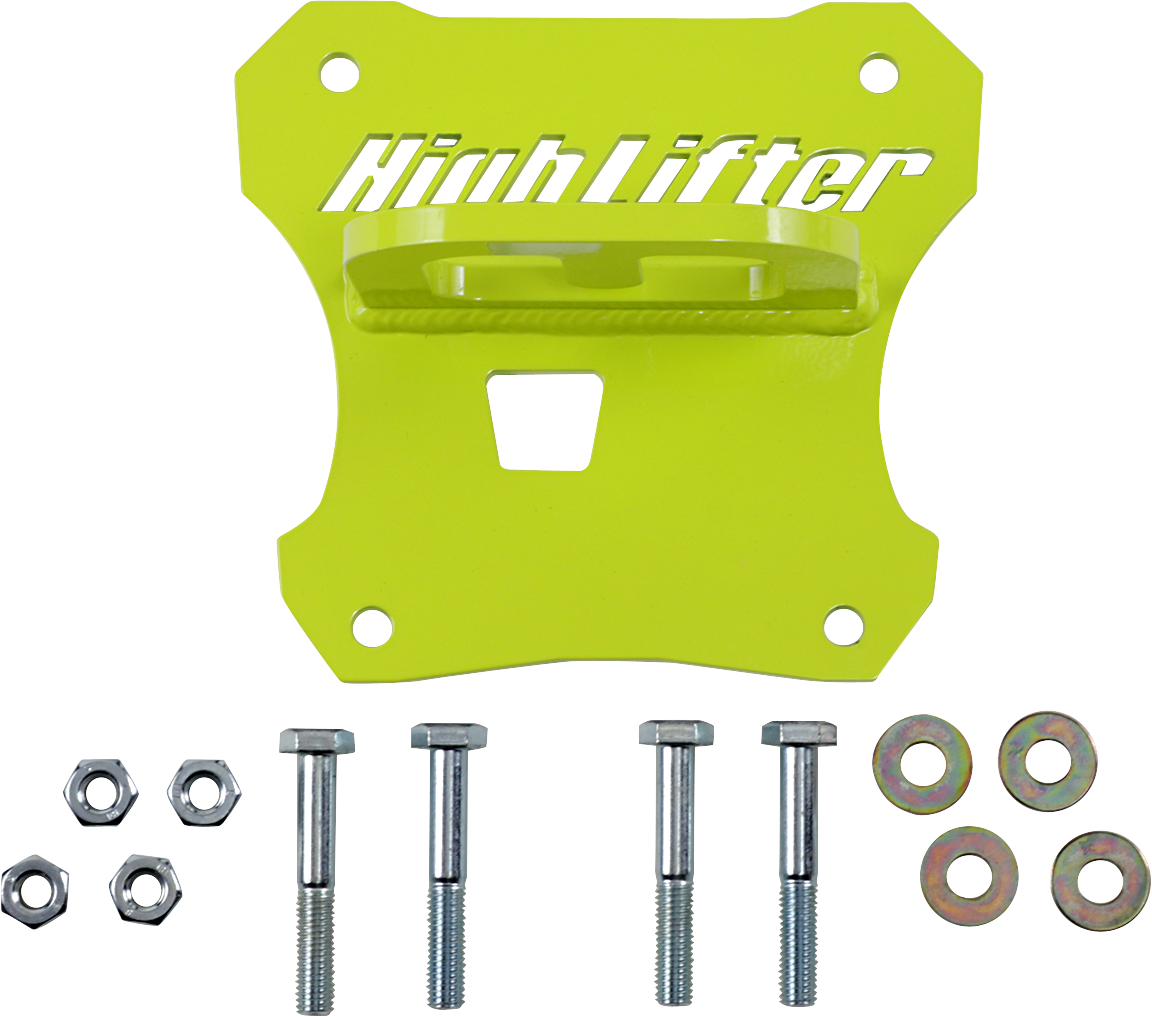 HIGH LIFTER Rear Tow Hook - Lime for Polaris (Part #79-13890)