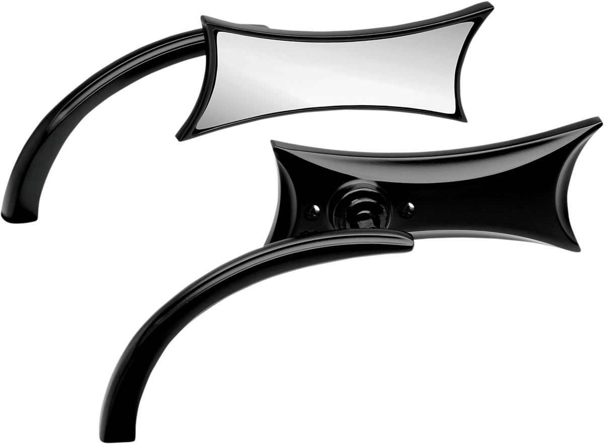 ARLEN NESS Mirror - Micro - Four-Point - Side View - Rectangle - Black - Right 13-419
