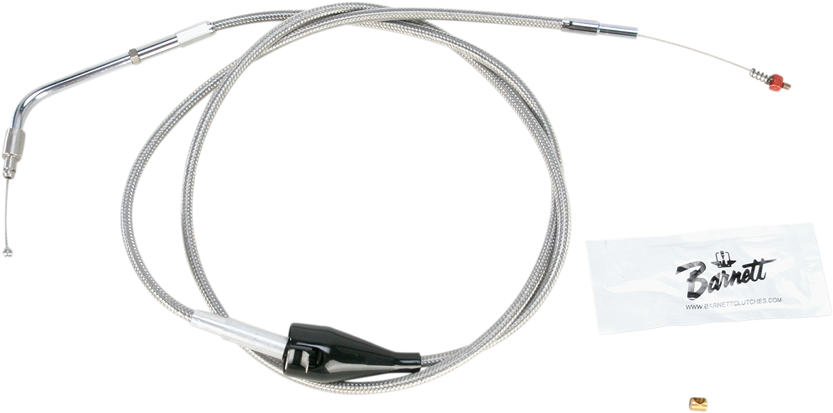 BARNETT Stainless Steel Idle Cable - Cruise - +8" - '02-'07 Touring 10230410358