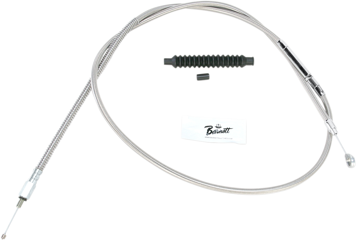 BARNETT High-Efficiency Stainless Steel Clutch Cable for Harley-Davidson - +8" - '07 Touring 10230100358