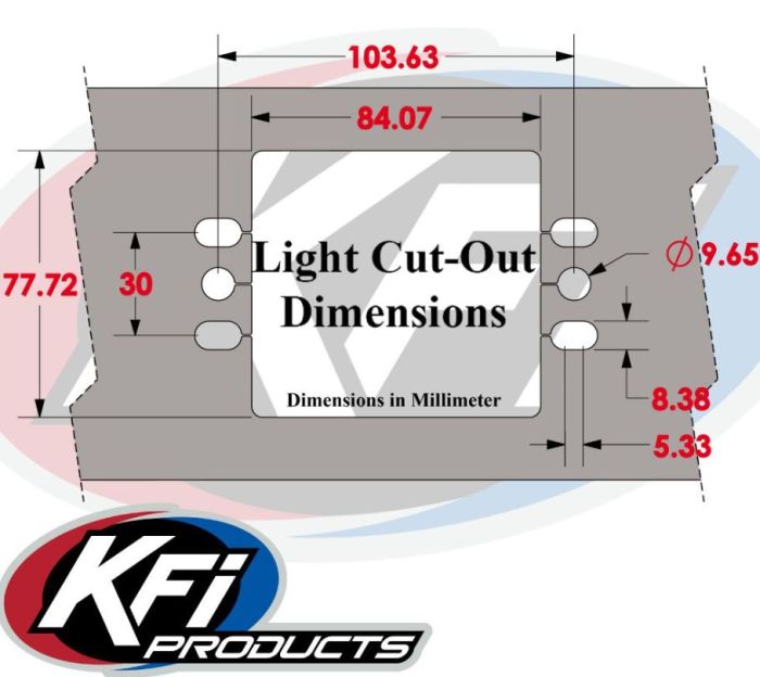 KFI Rear Bumper Form for Kawasaki Ridge – Part Number 102235
