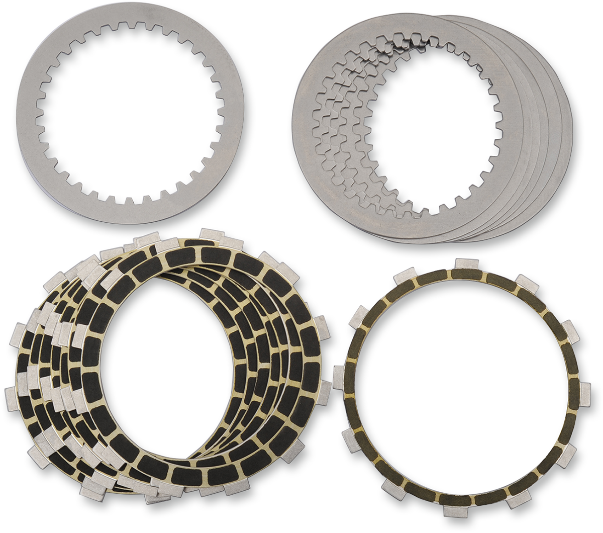BARNETT Clutch Plate Kit - Carbon Fiber - Yamaha 306-90-20082