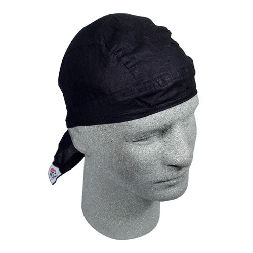 BOBSTER Z114 Flydanna 100% Cotton Solid Black Headwear