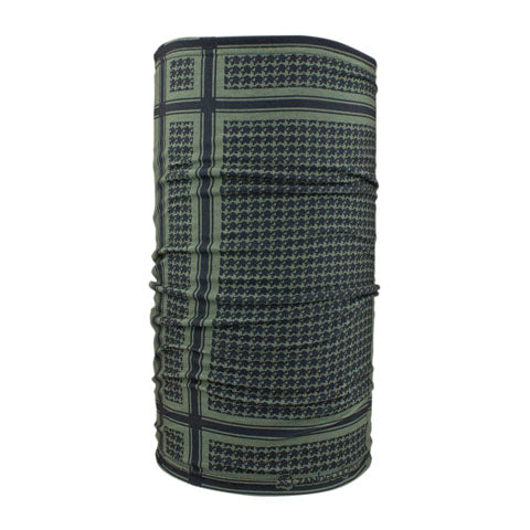 Bobster TF235 Motley Tube with Fleece Lining in Houndstooth Olive
