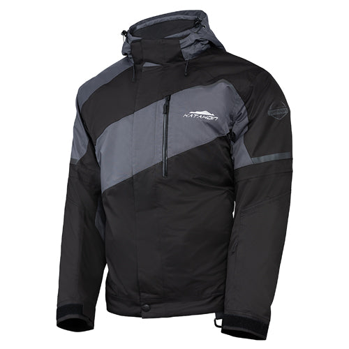 KATAHDIN GEAR RECON JACKET MENS, BLACK/GREY - 3X-LARGE