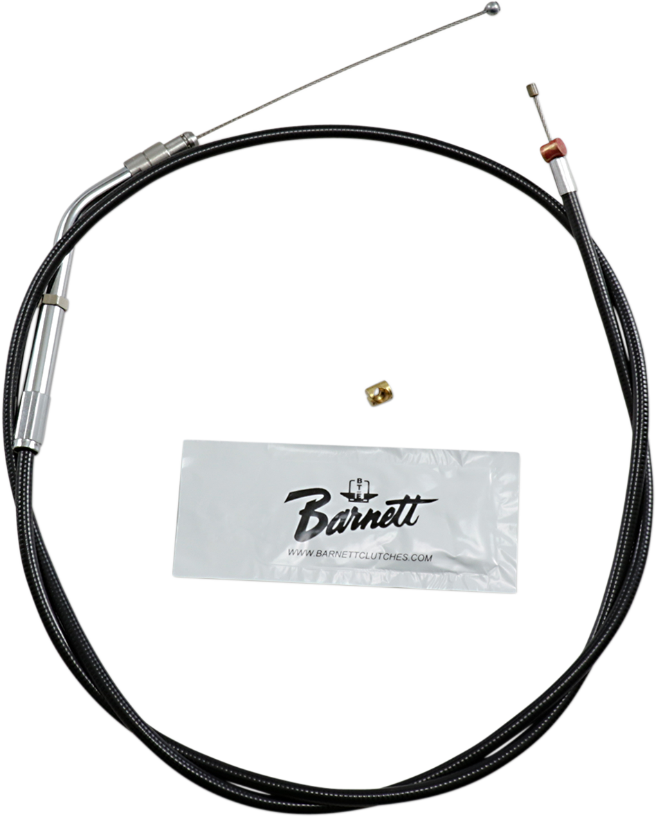 BARNETT Black Vinyl Throttle Cable - +6" Size - 38" Length 101303000606