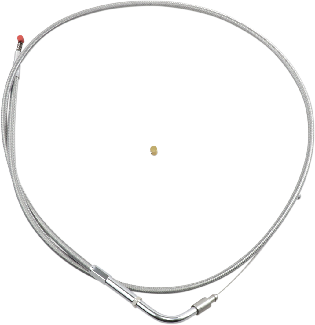 BARNETT Stainless Steel Idle Cable - '02-'07 FLH 1023040016