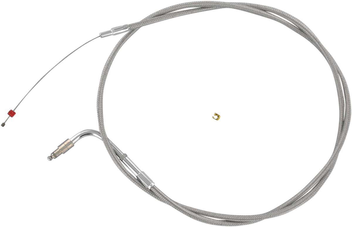BARNETT Stainless Steel Throttle Cable - +6" - '02-'07 Touring 102303001806