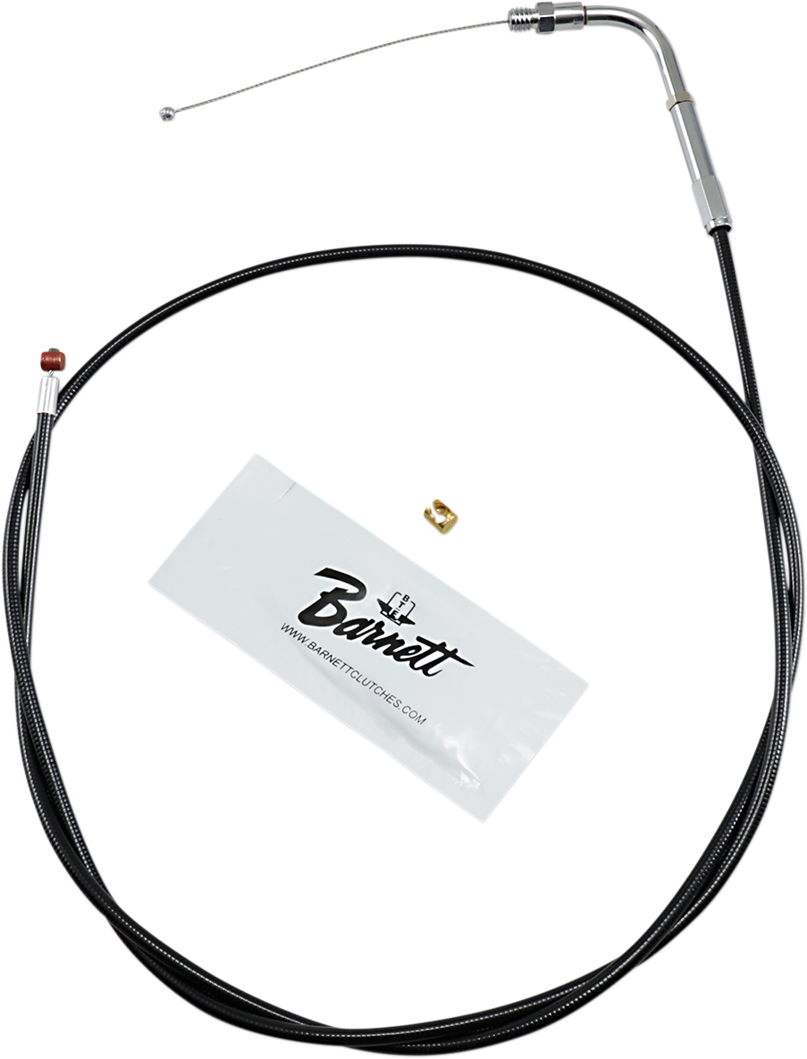 BARNETT Black Vinyl Throttle Cable - +6" Size - 48" Length 101303000806