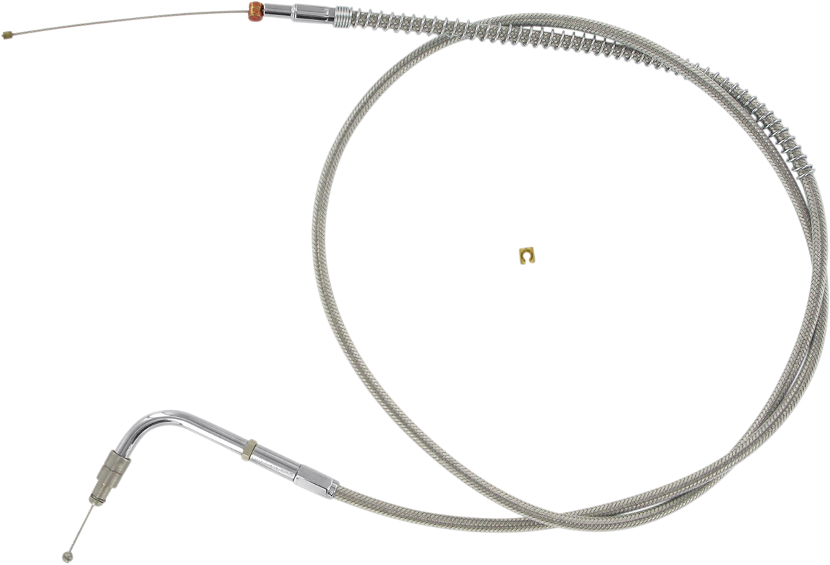 BARNETT Stainless Steel Throttle Cable - '96-'01 FLHR 1023030020