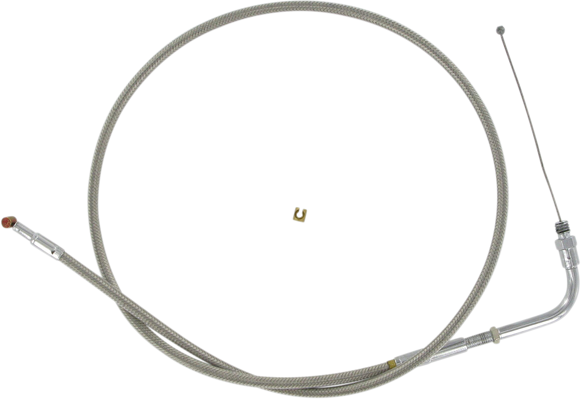 BARNETT Stainless Steel Throttle Cable - '81-'89 1023030024