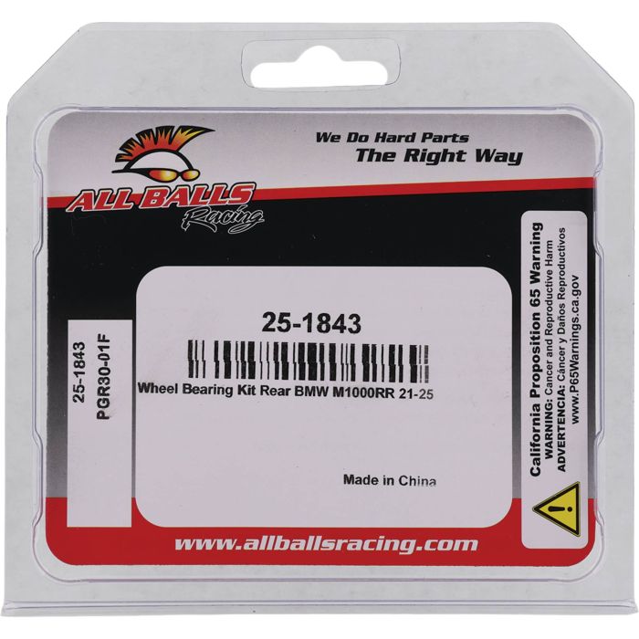 All Balls Racing Wheel Bearing Kit 25-1843 for Enhanced Vehicle Performance