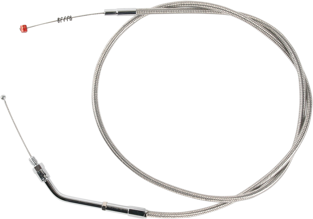 BARNETT Stainless Steel Idle Cable - +6" - '88-'95 Sportster 102304000506