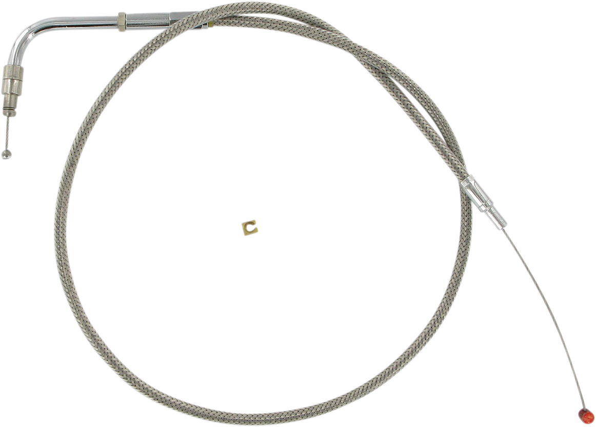 BARNETT Stainless Steel Throttle Cable - '99-'13 Softail 1023030010