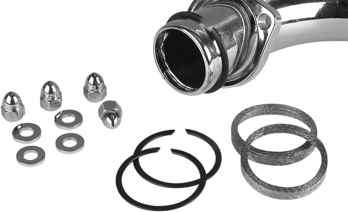 JAMES GASKET Exhaust Port Graphite/Chrome Gasket Kit - Big Twin/Sportster/EVO 65324-83-KWG1