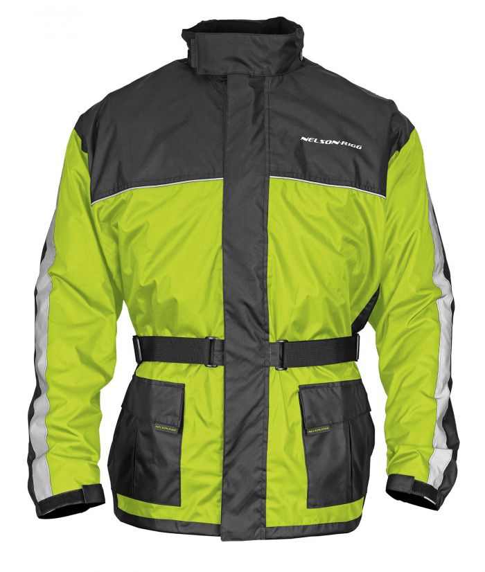 SOLO STORM JACKET HI-VIS YELLOW/BLACK MD