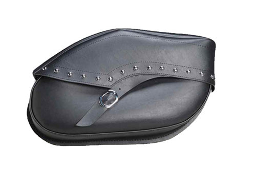 REVOLUTION SERIES THROWOVER STUDDED SADDLEBAG LARGE - LEATHER