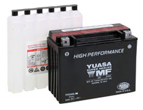 YUASA YTX24HL-BS H-Performance Maintenance-Free Motorcycle Battery