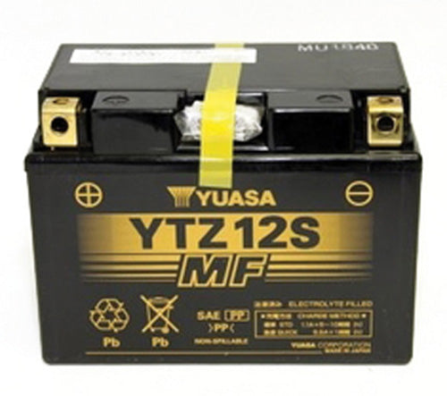 YUASA YTZ12S Factory Activated Maintenance-Free 12V Battery