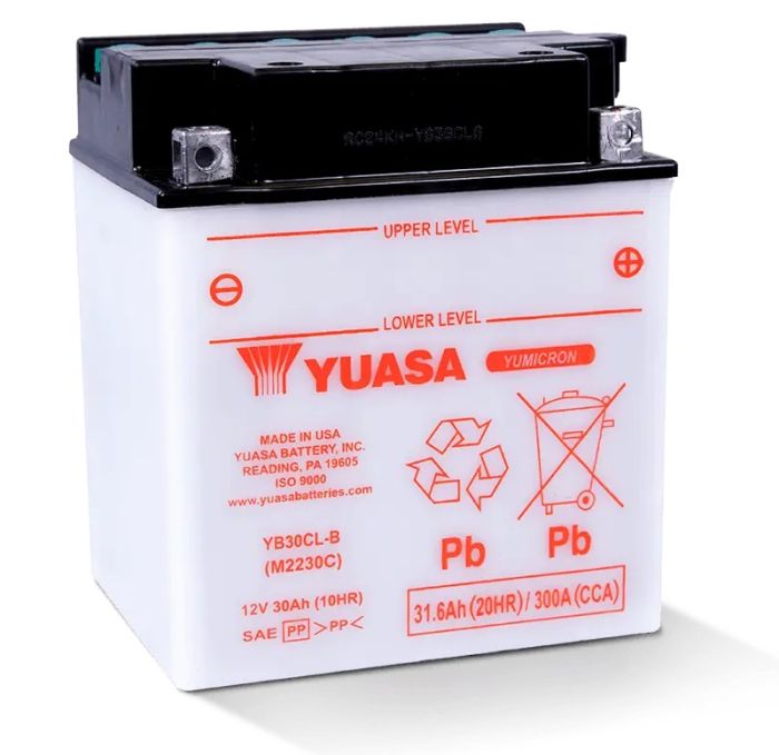 YUASA YUAM2230CTWN YB30CL-B YUMICRON 12 Volt Battery for Automotive and Marine Use
