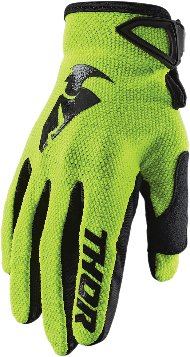 THOR Sector Gloves - Acid/Black - Medium 3330-5879