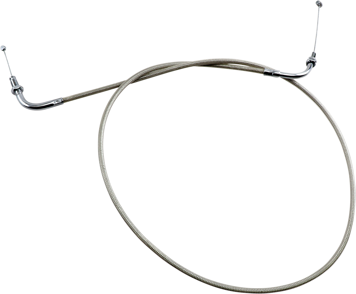 MOTION PRO Armor Coat Stainless Steel Throttle/Idle Cable for Cruisers - Push - 1100 V-Star 65-0279