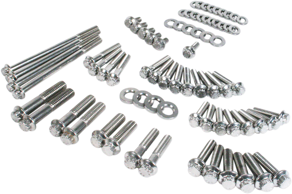 FEULING PARTS Fastener Kit - External Primary/Transmission - 12-Point/Dress-Up - Softail 3059