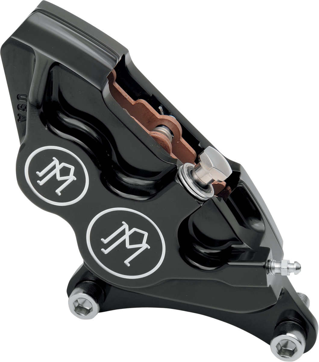 PERFORMANCE MACHINE (PM) 4-Piston Caliper - Front Left - Contrast Cut™ - 11.5" 0053-2915-BM