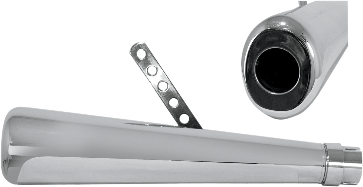 EMGO Roadhawk 50 Oval Megaphone Muffler 80-84031