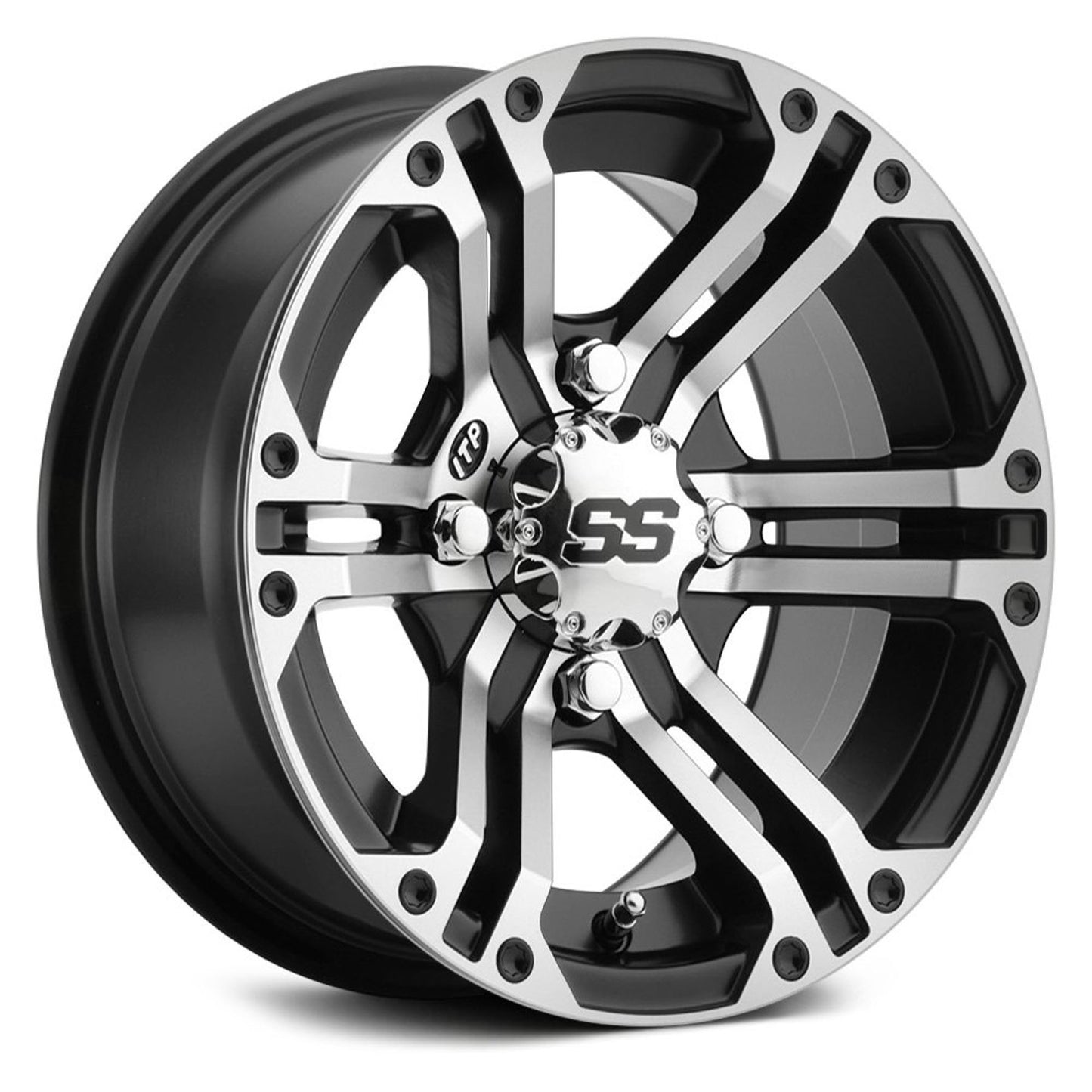 ITP SS Alloy SS212 14x6 Machined Wheel (Part Number 1422232404B)