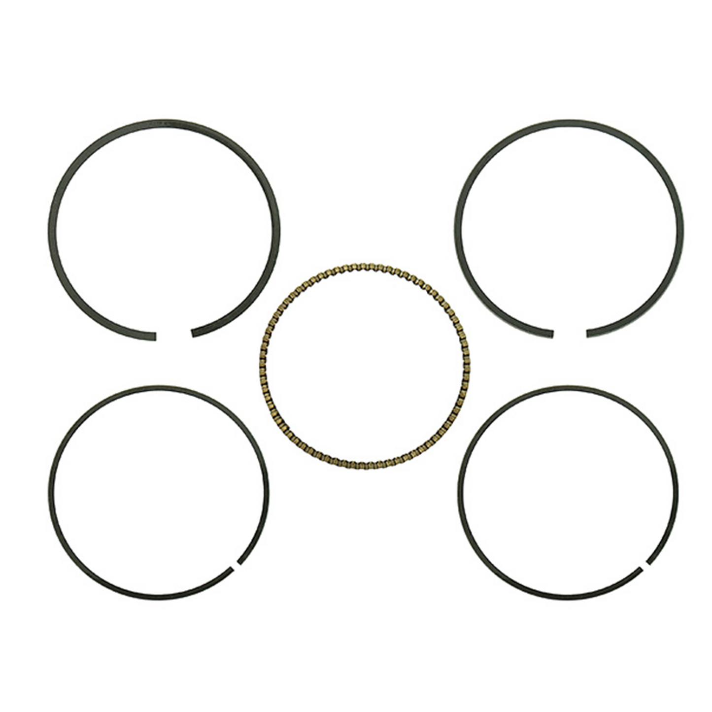 NAMURA Piston Ring Set for CAT, Kawasaki, KYMCO – 73.2mm (+0.50) | Part Number NA-20005-2R