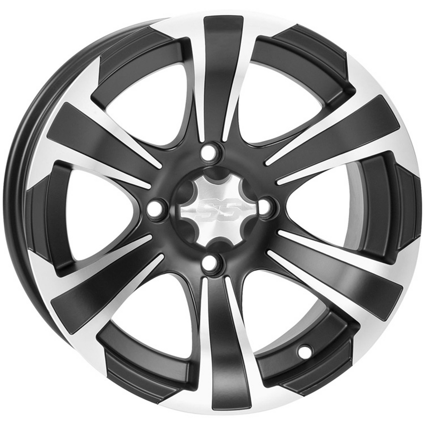 ITP SS Alloy SS312 Black with Machined Finish - 14x6 Inch, Part Number 1428454536B