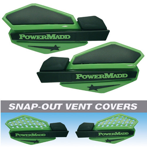 POWERMADD Star Handguard System - Green and Black for Enhanced Protection