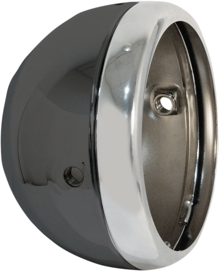 EMGO 5-3/4" Lucas Style Headlight Shell - Black 66-65074