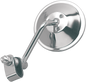 EMGO Mirror - Side View - Round - 4" Stem - Chrome - Each - Universal 20-06804