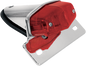 EMGO Taillight - Chrome Bracket - Red Lens 62-21521