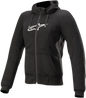 ALPINESTARS Stella Chrome Sport Jacket/Hoodie - Black - 2XL 4210920-10-2X