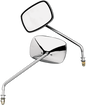 EMGO Mirrors - Side View - Plain Face/Rectangle - Long Stem - Left/Right - Screw-In - Pair 20-21705