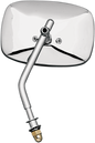 EMGO Mirror - Side View - Plain Face/Rectangle - Short Stem - Left/Right - Screw-In - Each 20-21708