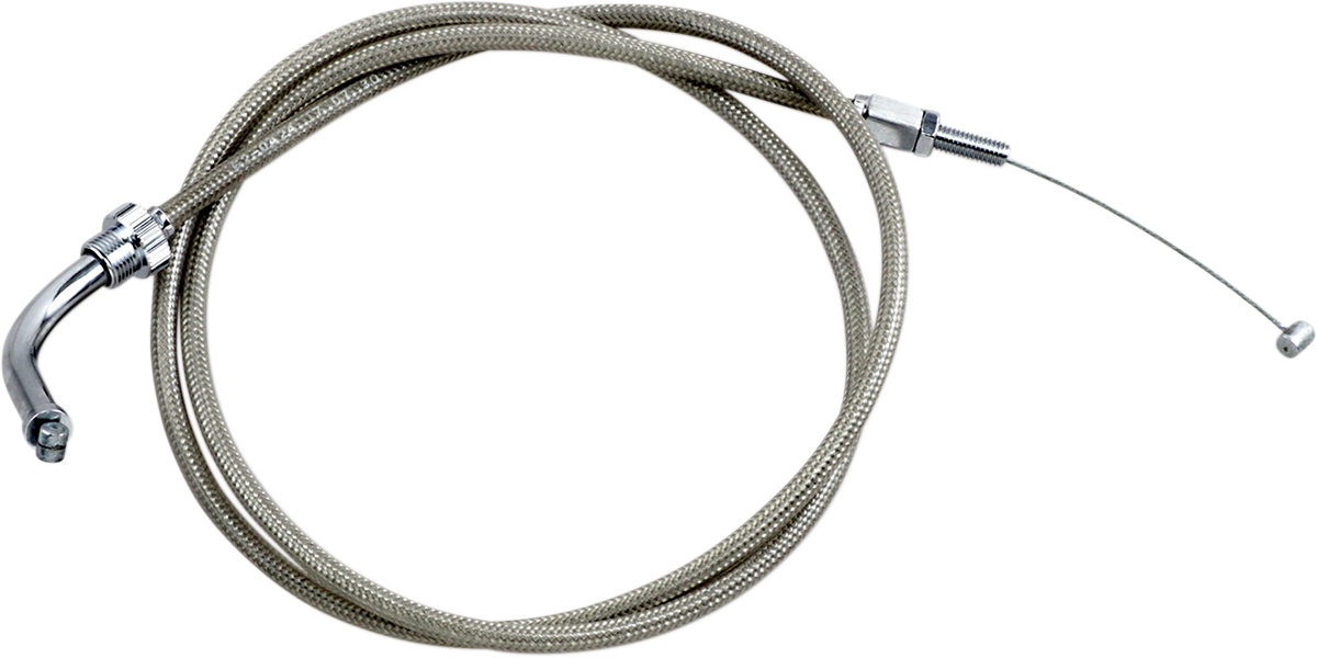 MOTION PRO Armor Coat Stainless Steel Throttle/Idle Cable for Cruisers - Push - VTX1300 62-0424