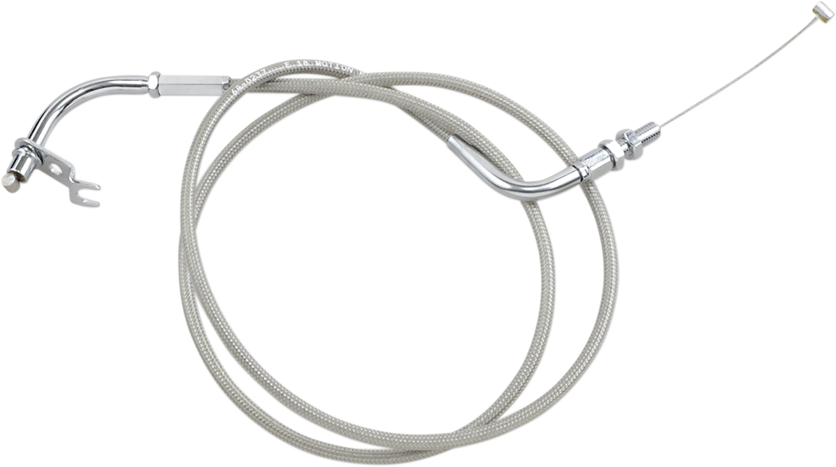 MOTION PRO Armor Coat Stainless Steel Throttle/Idle Cable for Cruisers - Pull - Boulevard 800 64-0237