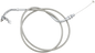 MOTION PRO Armor Coat Stainless Steel Throttle/Idle Cable for Cruisers - Pull - Boulevard 800 64-0237