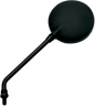EMGO Mirror - Side View - Round - Black - Long 20-29610