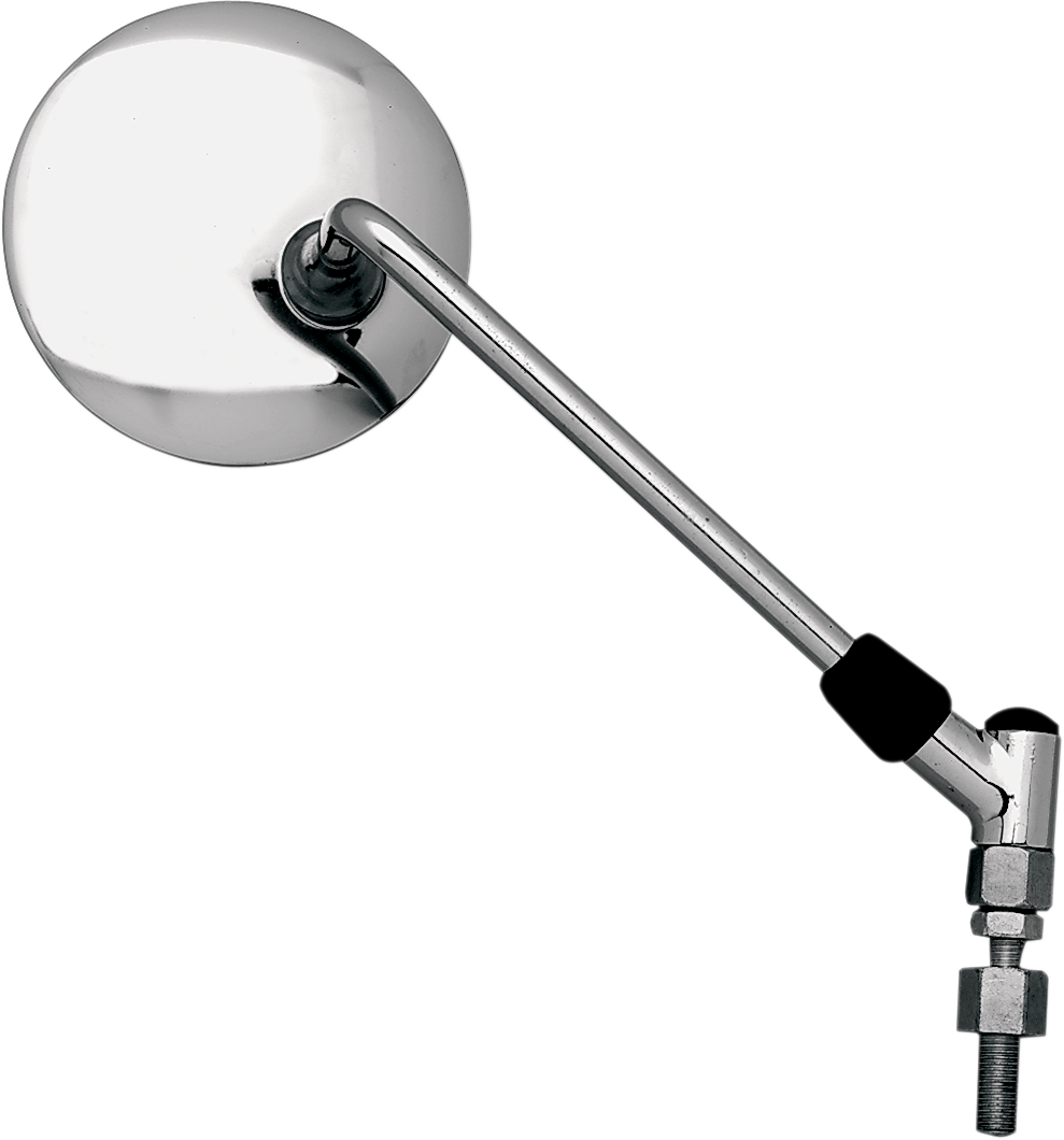 EMGO Mirror - Euro - Side View - Round - Chrome - Left/Right - Each 20-30650